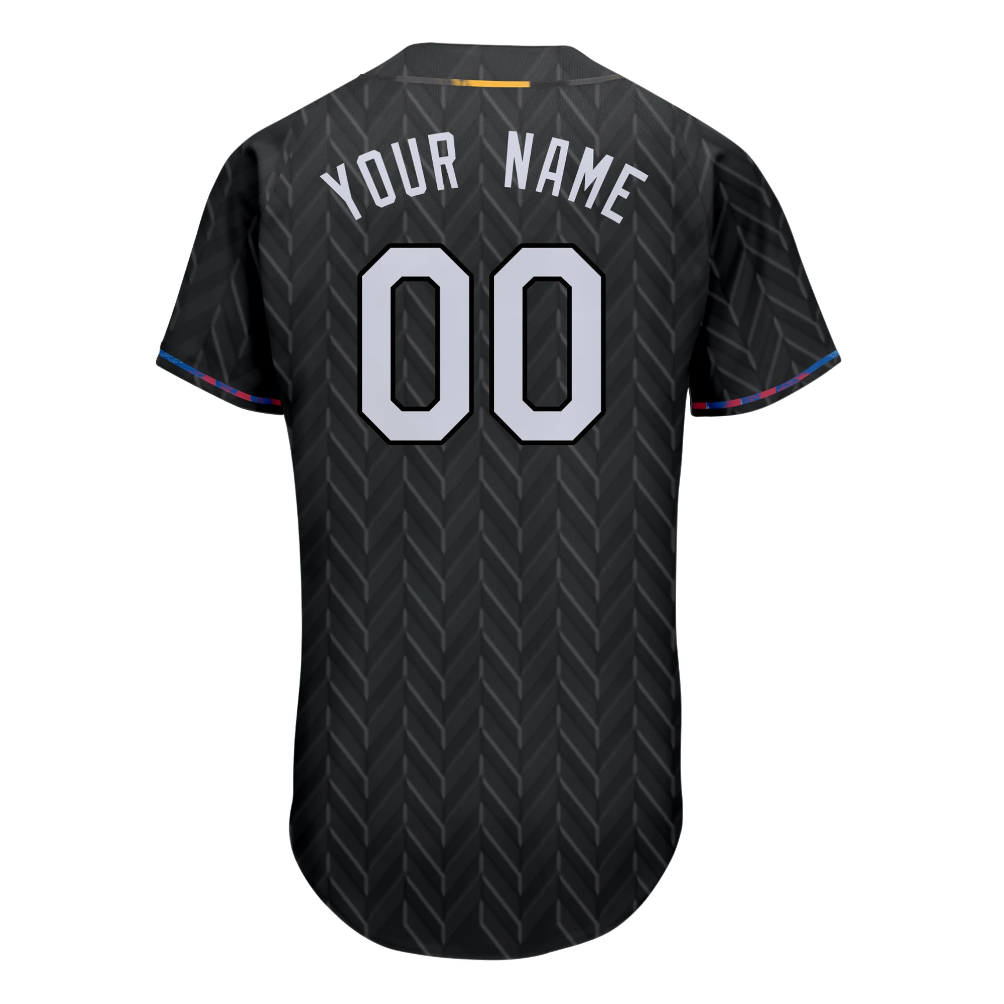 Baseball Jersey Print Team Name and Number Diamond Shading Skin-friendly for Male/Women/Child Casual Pop Shirts