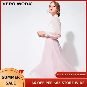 

Vero Moda Women's Multi-tiered Gauzy Pleated Beaded Skirt | 319116518