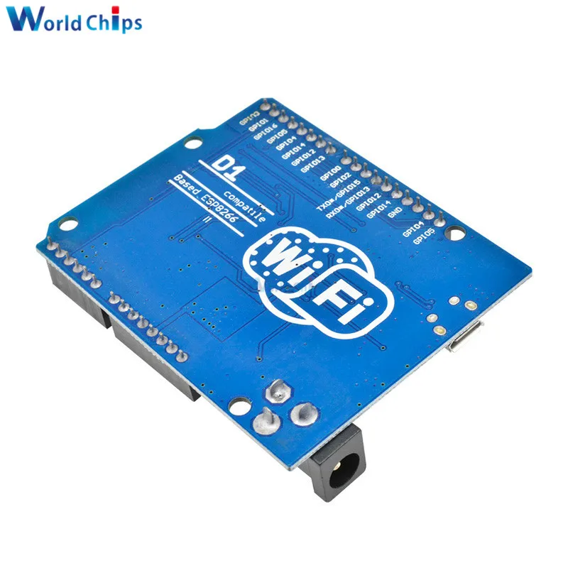 Плата разработки OTA WeMos D1 CH340 CH340G Wi Fi ESP8266 ESP 12 модуль Micro USB для Arduino IDE UNO R3 ONE 3 В 5 в