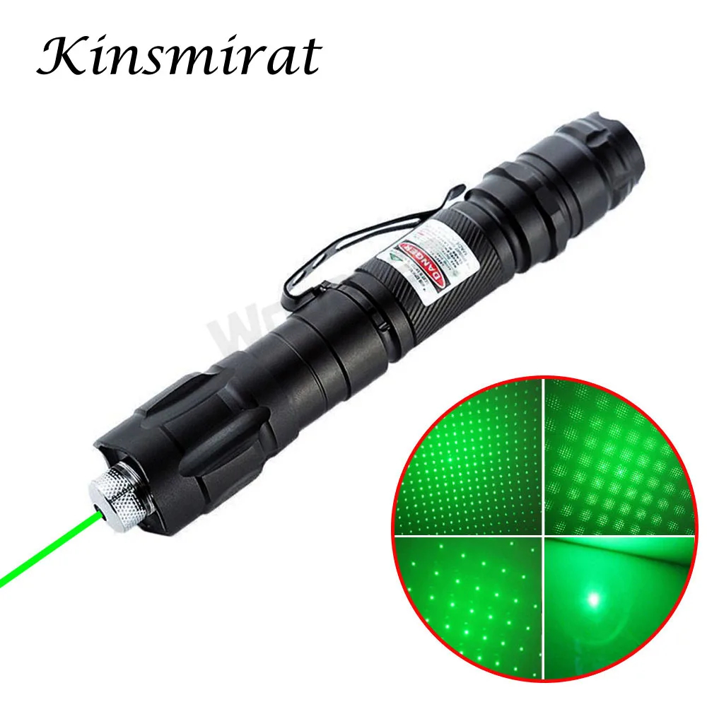 

High Power Green/red/blue Lasers Sight Laser Pointer Pen 1000m 5mW 532 nm Adjustable Focus Lazer Pointer with 18650 Battery