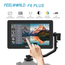Монитор FEELWORLD F6 PLUS 4K, 5,5 дюйма, для камеры, DSLR, 3D, LUT, сенсорный экран, HDMI, IPS, FHD, 1920x1080, видеофокус, вспомогательный полевой монитор Монитор FEELWORLD F6 PLUS 4K, 5,5 дюйма, для камеры, DSLR, 3D, LUT, сенсорный экран, HDMI, IPS, FHD, 1920x1080, видеофокус, вспомогательный полевой монитор