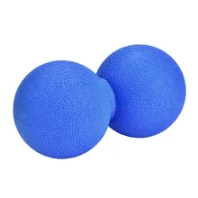 

Trigger Point Pain Release Peanut Massage Muscle Relax Mini Yoga Ball (Blue)