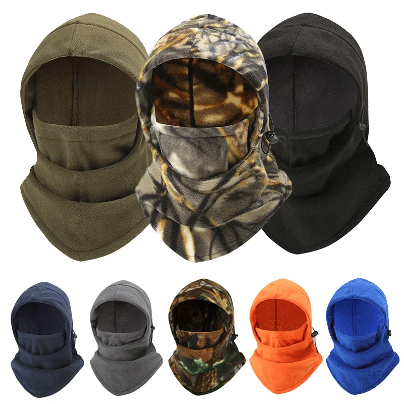 Camouflage Balaclava Full Face Scarf Ski Cycling Full Face Cover Winter Neck Head Warmer
