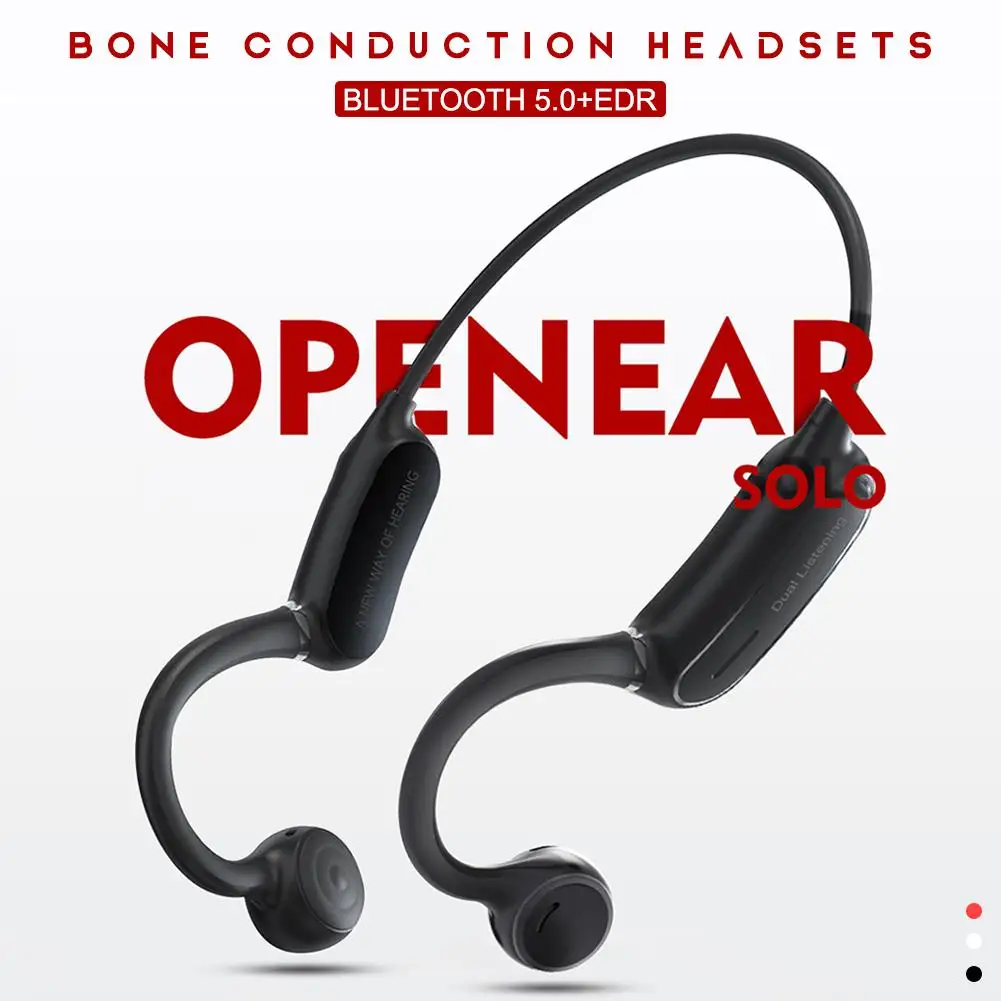 Спортивная bluetooth-гарнитура костной проводимости беспроводные гарнитуры для OPENEAR Solo модель водонепроницаемый 6D стерео Bluetooth наушники