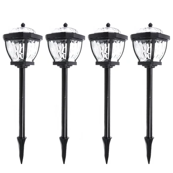 

2pcs Solar Energy Power LED Lawn Lamps Waterproof Light-Controlled Induction Antirust Lights for Path Garden Lighting