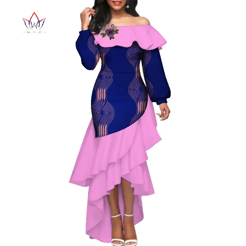 Летние африканские платья для женщин большие размеры Дашики длинные одежда с