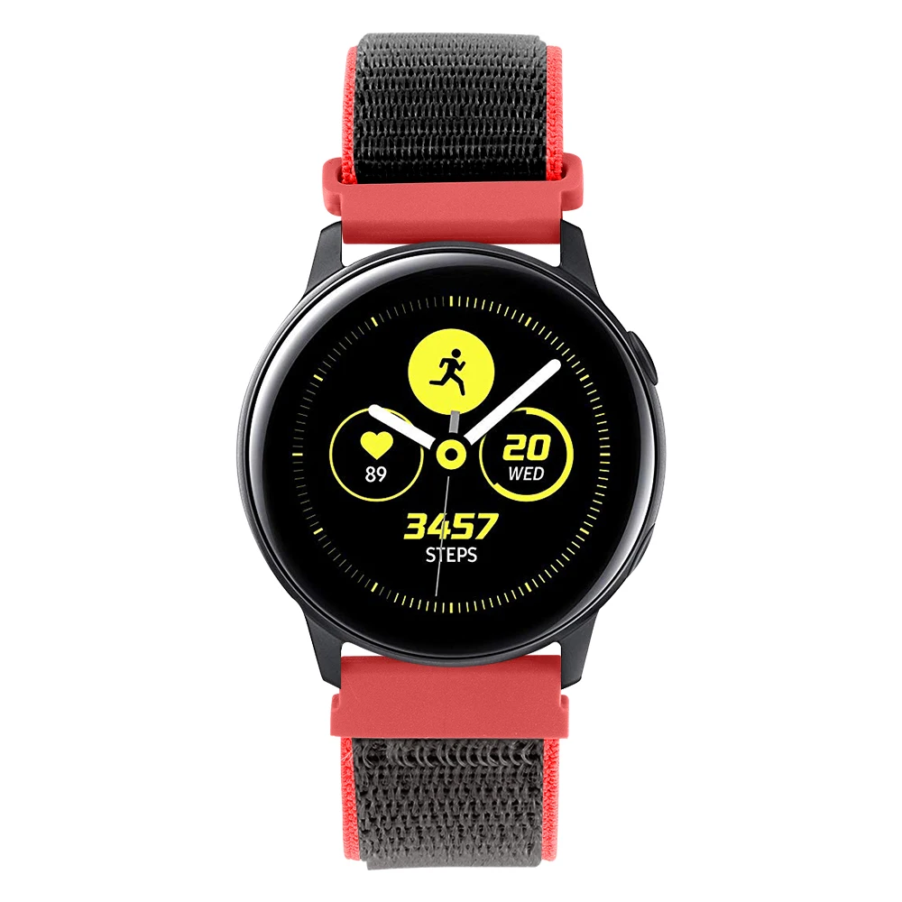 20 мм ремешок для samsung Galaxy Watch Active 2 42 мм ремешок gear S2 Sport Huami Amazfit Bip/GTR 42 мм умный Браслет Correa