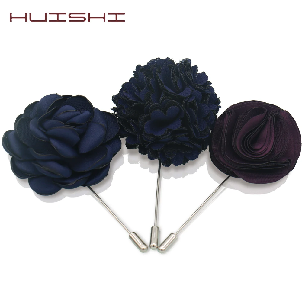 HUISHI 여성용 브로치, 여성 천 아트 패브릭 꽃 브로치, 남성 여성 수국 장미 꽃 가디건, 셔츠 핀 쥬얼리