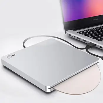 

Type c External DVD Recorders Dual Interface DVD Burner Suction Type DVD Burner USB3.0 External DVD Burner for Home Office Use