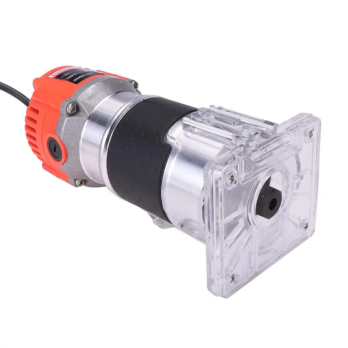 Electric Trimmer Laminator Wood Router 110V 750W 35000PRM 1/4'' Tool Machine Electric Hand Trimmer Wood Laminator Router Joiners