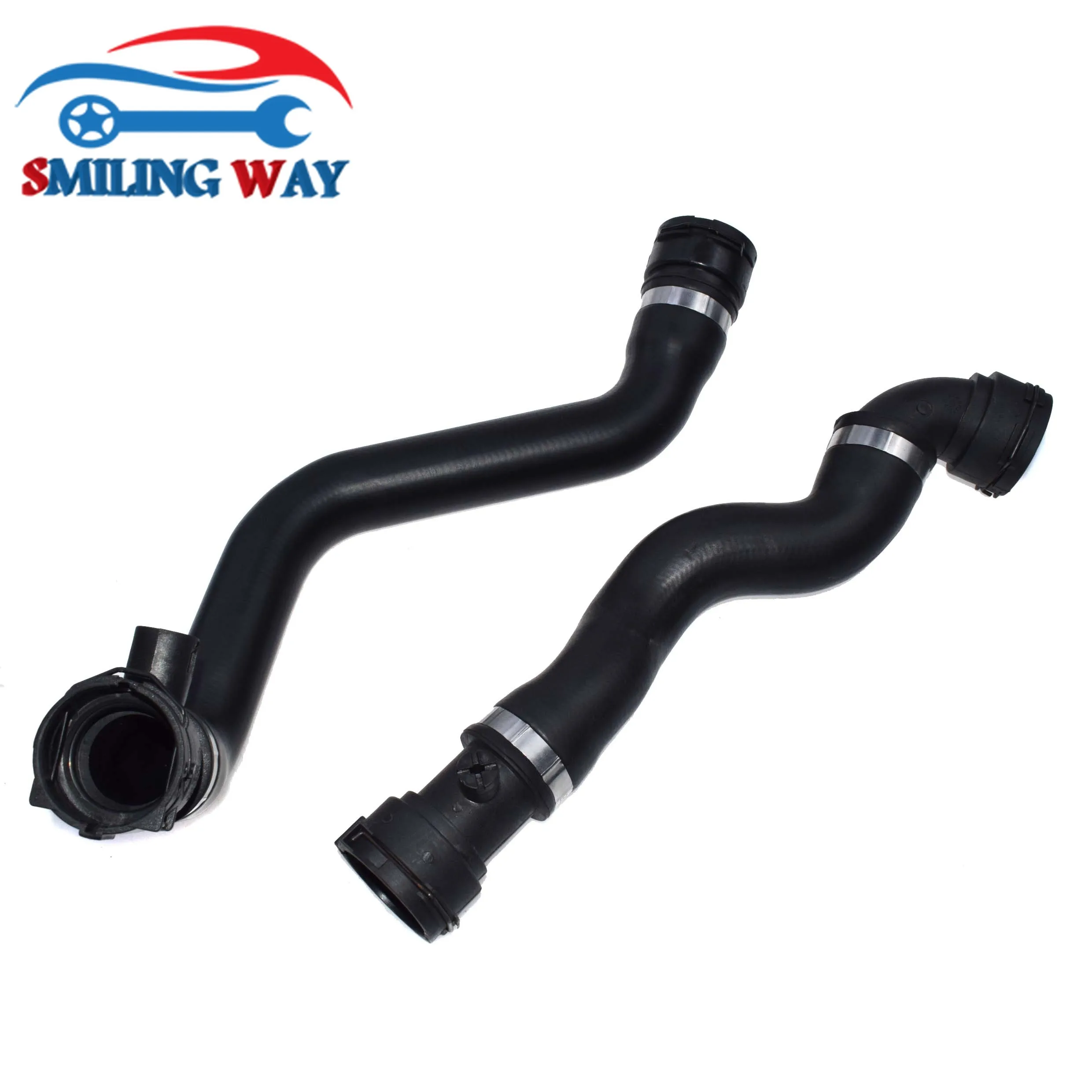 Coolant Upper &amp Lower Radiator Hose Pipe For BMW E39 525i 530i M54 2001 2002 2003 528i M52 1999 2000 11531705223 11531705224 |