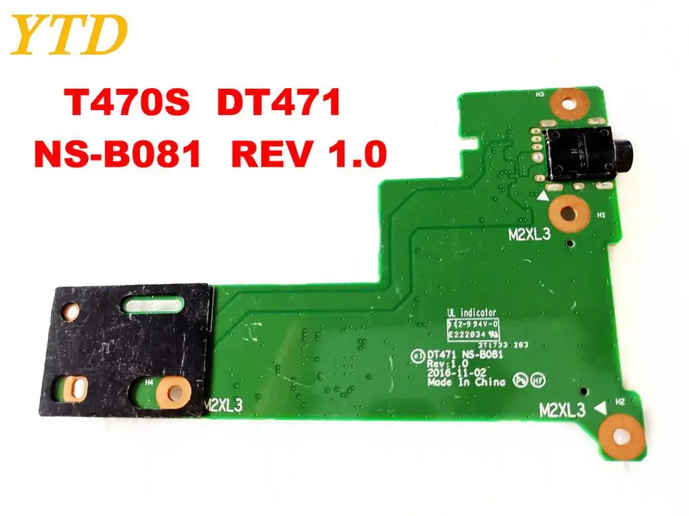 Для lenovo T470S Аудио Панель SD T470S DT471 NS-B081 REV 1,0 протестирована хорошая