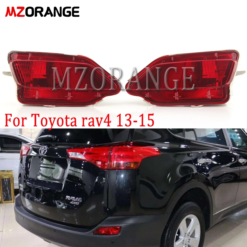

MZORANGE Left and Right Rear Bumper Light for Toyota rav4 left and right light for 2013 2014 2015 High Brake Light