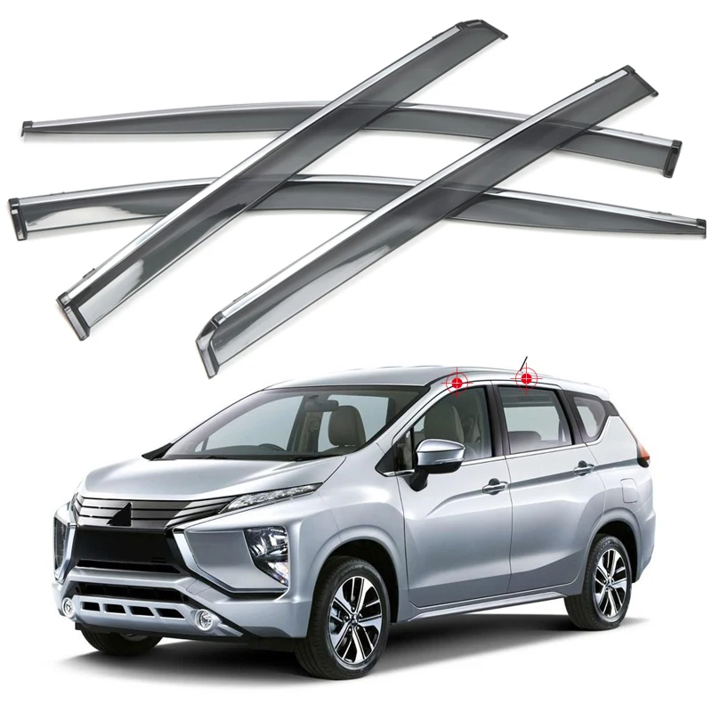 Подходит для Mitsubishi Xpander NC автомобильный Стайлинг оконный козырек вентиляционный козырек Защита от солнца защита от дождя дефлекторы 4 шт. авто аксессуары