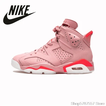 

NIKE AIR JORDAN 6 AJ6 Women Basketball Shoes Sneakers,Original Outdoor Sport Shoes Size 36-39 384664 116