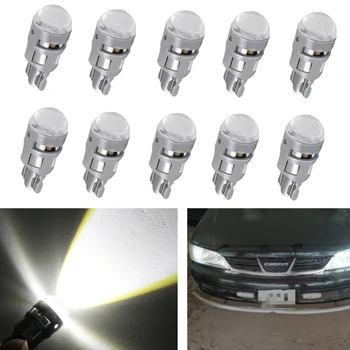 

10 Usd T10 w5w super bright led car lamp 1 smd 3030 car parking and reading rear light 152 194 12v white car accessories