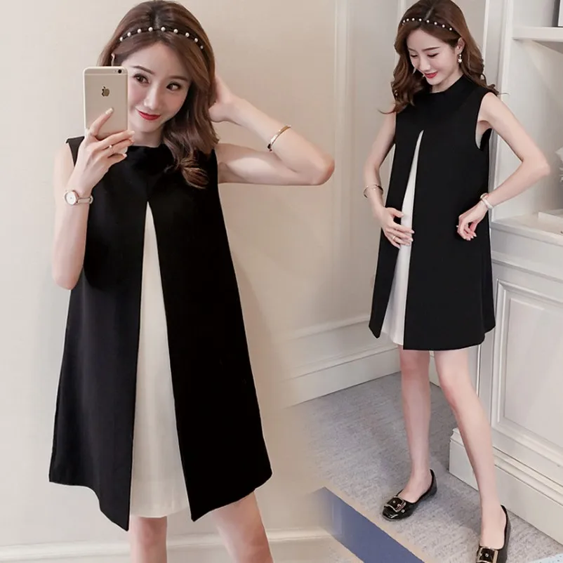 

New A-line vest Dress Maternity Dresses Fashion Summer Eleganl Gown Party Pregnancy Clothes For Pregnant Women Costume