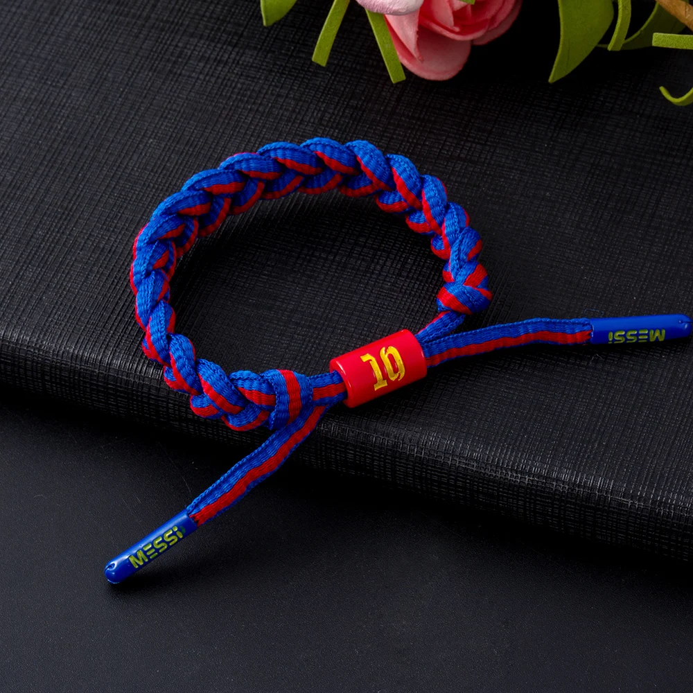 Charm Bracelet For Friendship Basketball Team James Kobe Rope Bracelet Adjustable Bangles Women Man Lucky Wish Jewelry