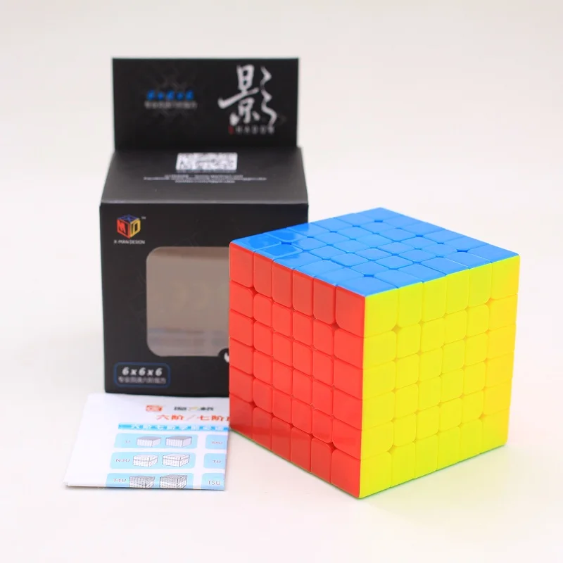 QiYi XMD 6x6x6 тень Cube Mofangge 6x6 Скорость Cube Интеллектуальный Магический кубик развивающая головоломка твист развивающие игрушки игры Прямая