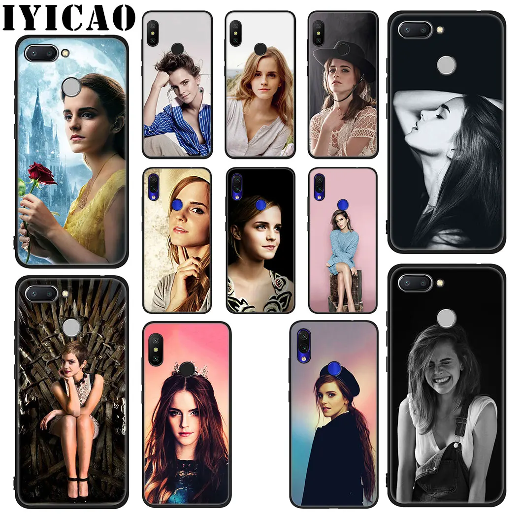 Мягкий чехол IYICAO Emma Watson для Xiaomi Redmi 4A 4X 5A 5 Plus K20 6 Pro 6A 7A 8A 7 S2 Go телефона | Мобильные