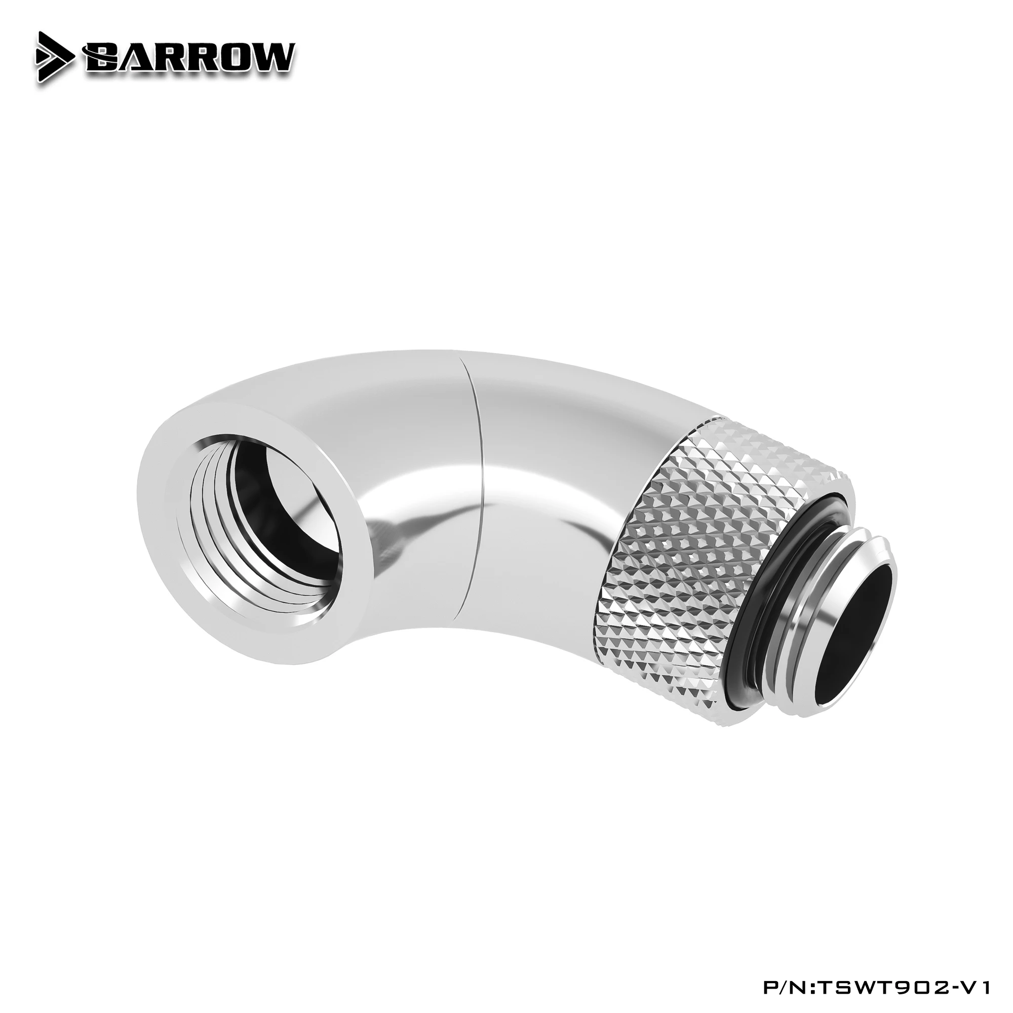 BARROW G1/4 дюйма резьба 90 градусов вращающийся фитинг адаптер Вращающийся на
