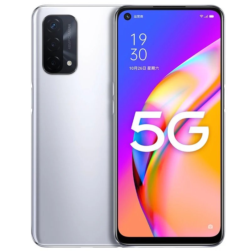 Oryginalny telefon komórkowy OPPO A93 5G 6.5 Cal 90Hz ekran 8GB + 128GB Snapdragon 480 Octa Core Android 11 5000mAh bateria Smartphone 3 Oryginalny telefon komórkowy OPPO A93 5G 6.5 Cal 90Hz ekran 8GB + 128GB Snapdragon 480 Octa Core Android 11 5000mAh bateria Smartphone 3