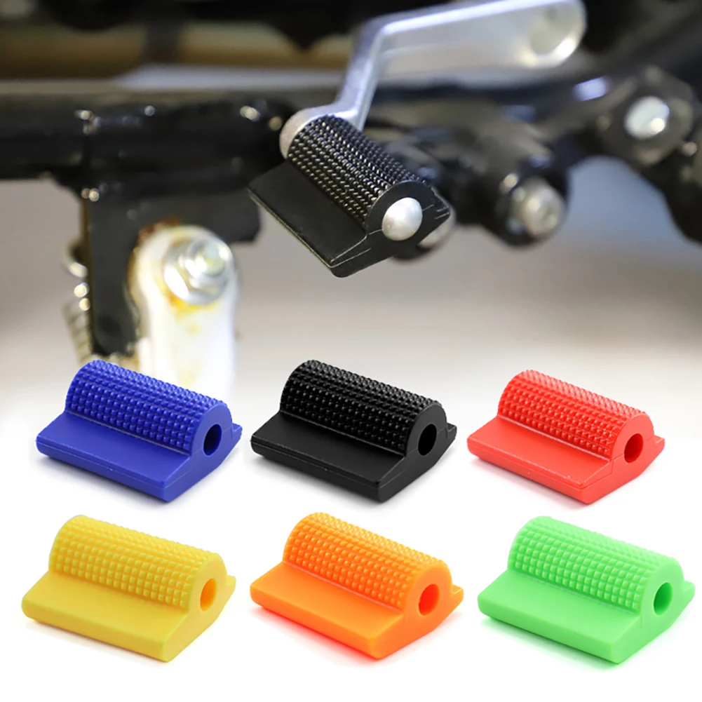 

9mm Universal Motorcycle Shift Gear Lever Pedal Rubber Cover Shoe Protector Foot Peg Toe Gel for Honda Kawasaki Yamaha Accessory