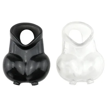 Reusable Penis Rings Scrotum Bondage Restraint Delay Ejaculation Chastity Cage Cock Sleeve Sex Toys For Men Adult Products 1