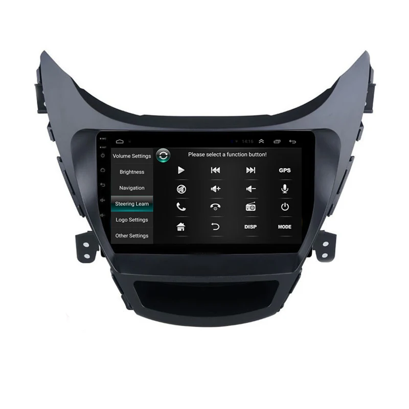 Top 9" 2G RAM 32G ROM 2.5D IPS screen Android Car DVD video Player GPS For Hyundai Elantra MD Avante I35 2012-2017 radio navigation 2