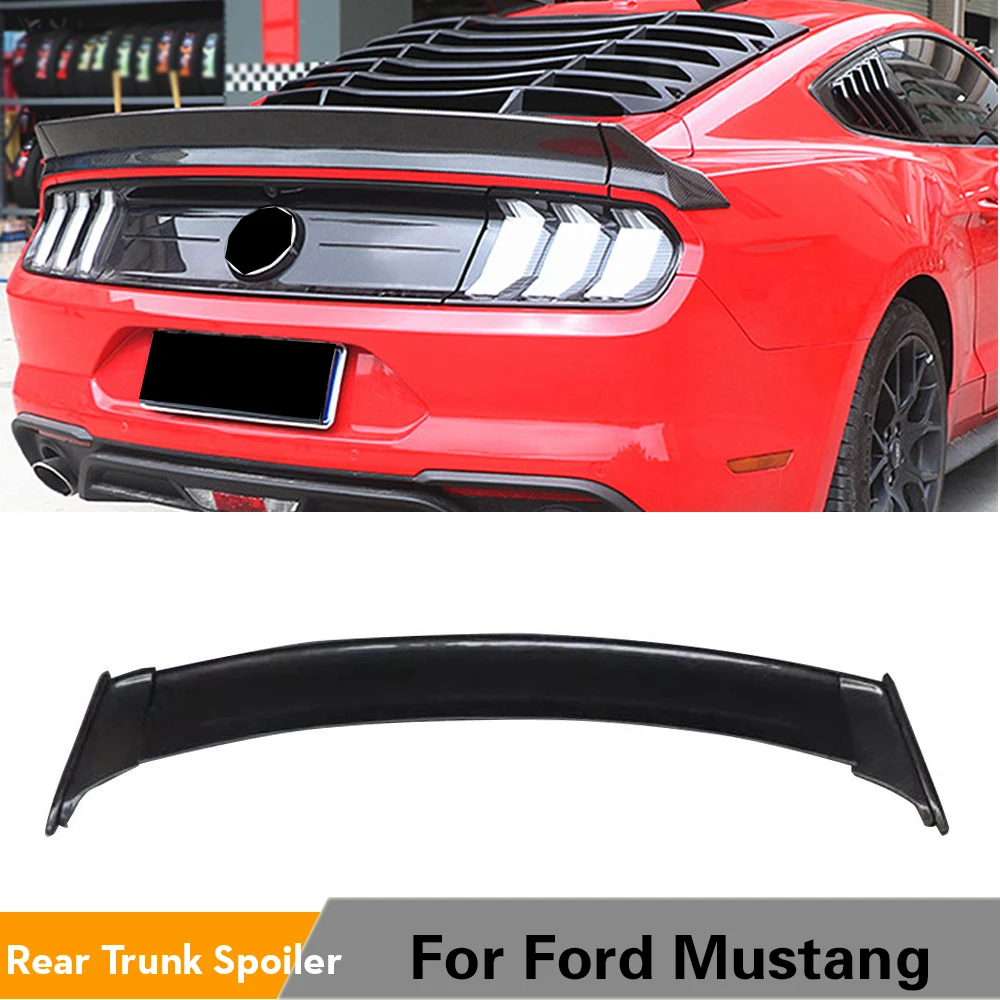 Задний спойлер багажника для Ford Mustang Coupe 2015 - 2019 заднего из углеродного волокна |