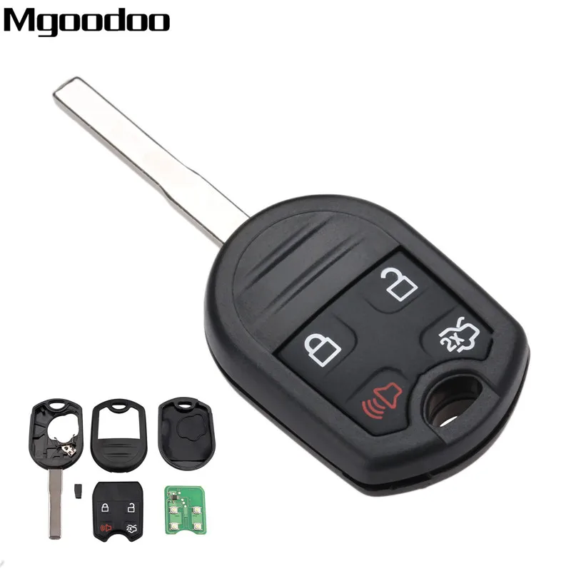 4 кнопочный смарт ключ для автомобиля без ключа Ford Escape Fiesta Focus Transit Connect C Max с чипом