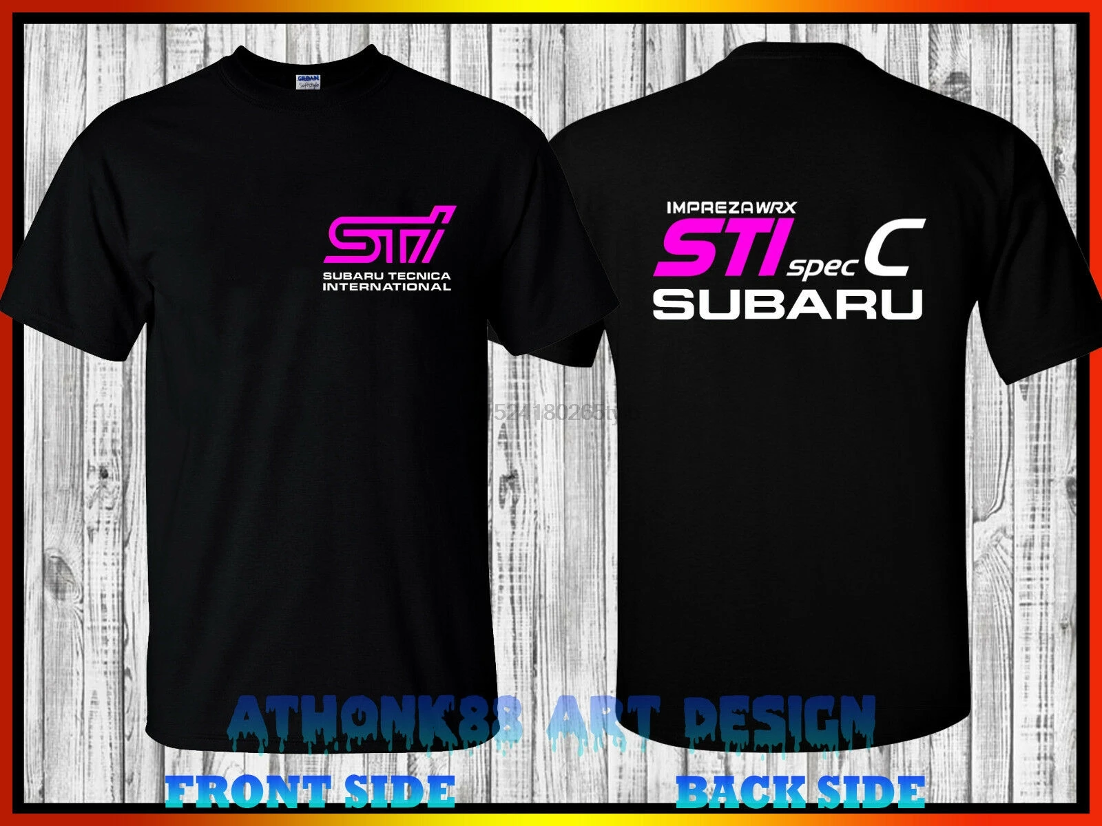 Футболка NHRA TEE SHIRT IMPREZA WRX STi