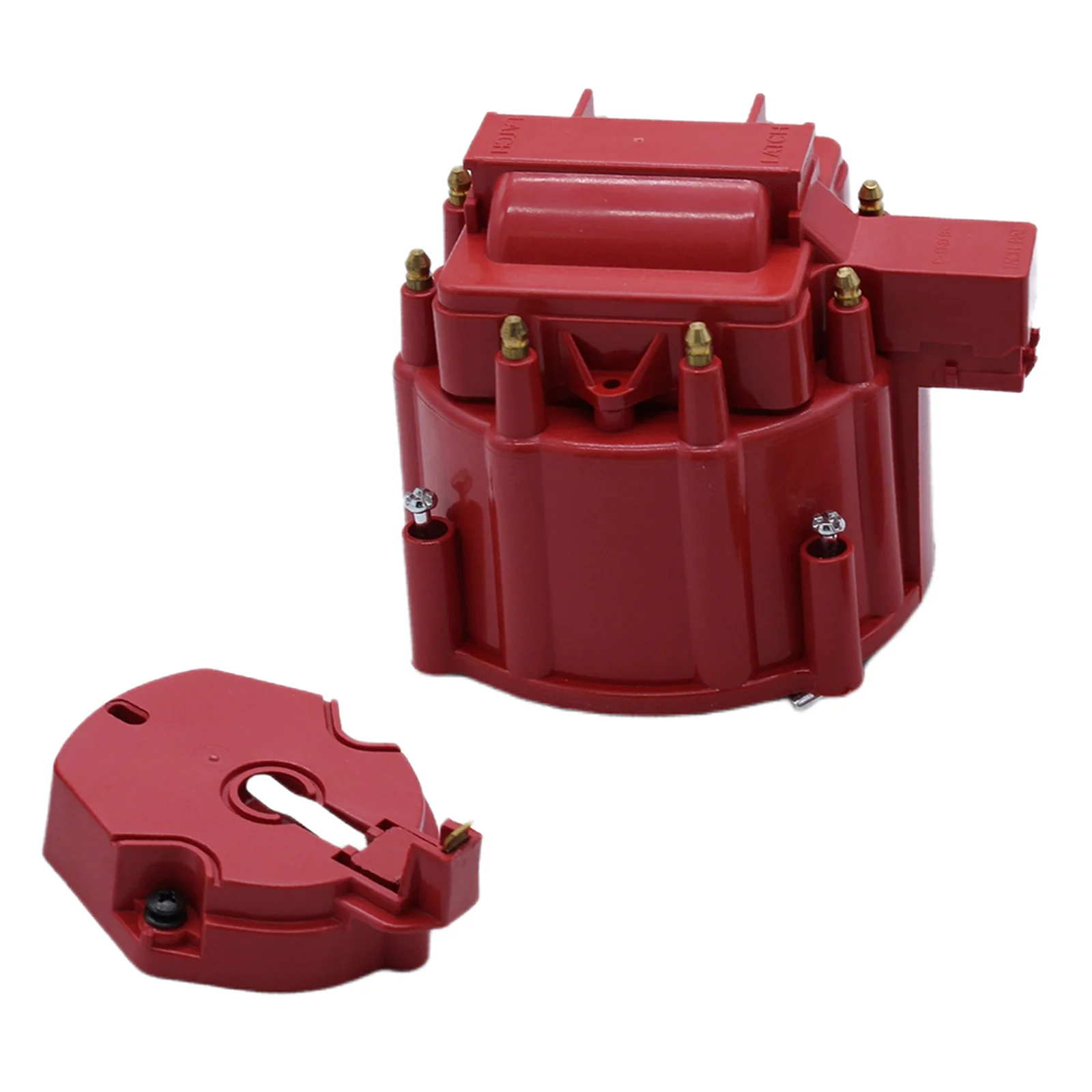 Distributor Cap and Rotor Coil Cover Kit For SBC  305 350 454 Durable Heavy Duty