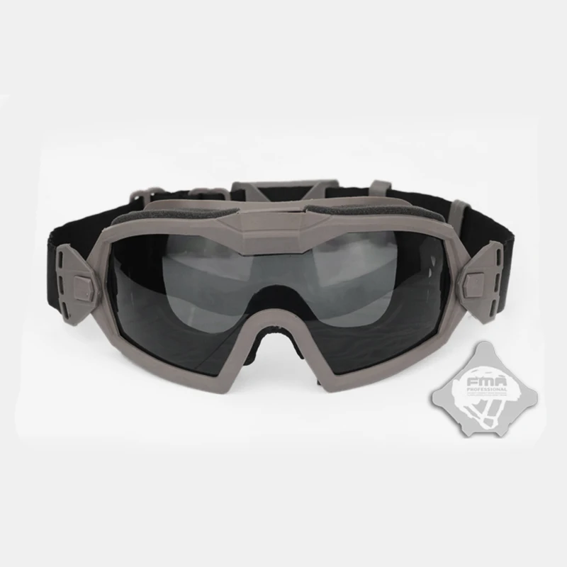 FMA LPG01BK12-2R Adjustable Regulator Glasses Fan Goggle Anti-fog Dust Airsoft 