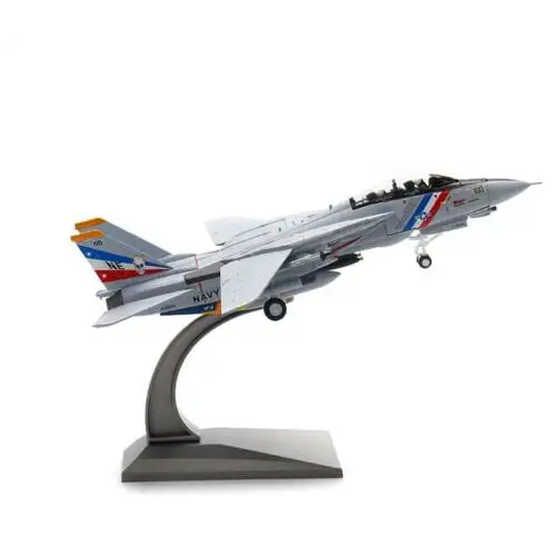 1/100 Металл Том-Кот F14 истребитель серый подарок струя статическая модель аэроплана самолет