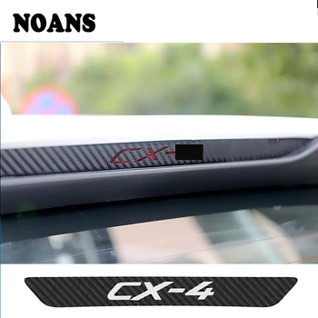 

NOANS Car Styling Black Carbon Fiber High Brake Light Stickers Decoration Decal For Mazada CX-4 Accessories