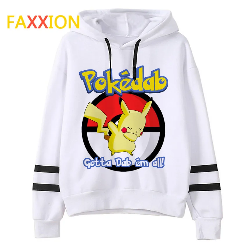 Покемон Detectiv куртка Пикачу с капюшоном Женская забавная Pika kawaii толстовка женская одежда женские Пуловеры мультфильм японский корейский - Цвет: 2123