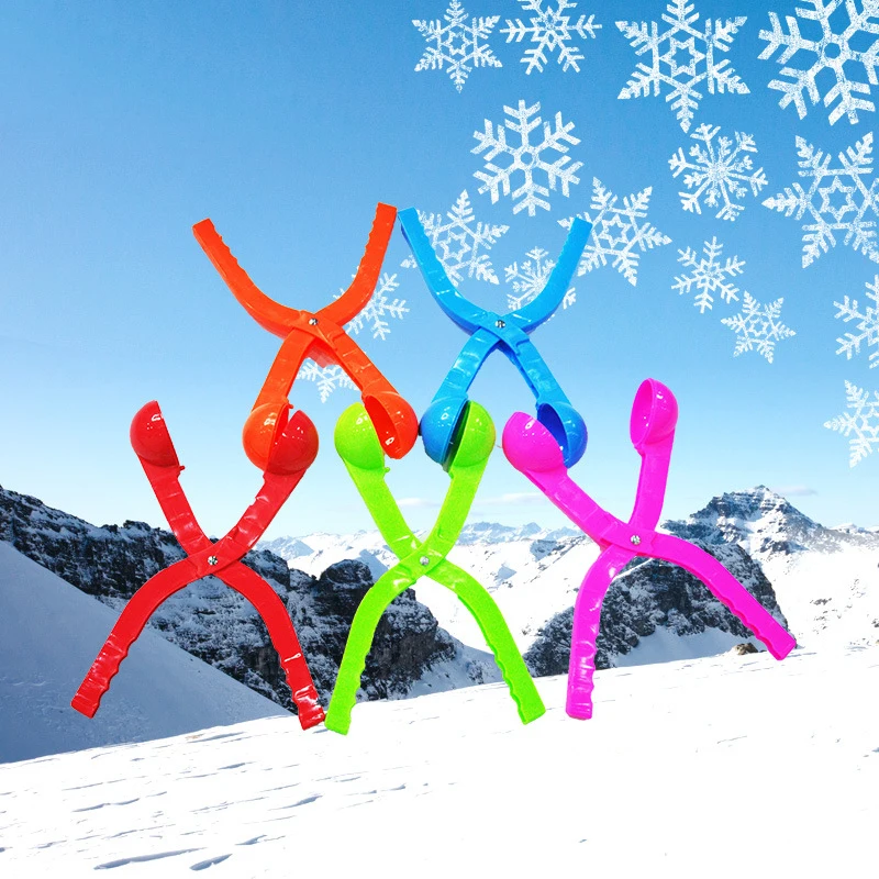 

Creative Outdoor Snowball Maker Clip Kids Winter Play Snow Sand Mold Tool Lovely Duck Snowball Maker Boys Girls Sports Toys