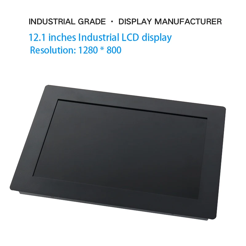 IPS экран 12 1 дюйма не сенсорный дюймов промышленный дисплей VGA HDMI BNC AV USB пряжка для