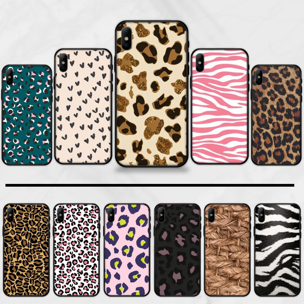 Leopard print Phone Case For iphone 5 5S SE 5C 6 6S 7 8 plus X XS XR 11 PRO MAX | Мобильные телефоны и аксессуары