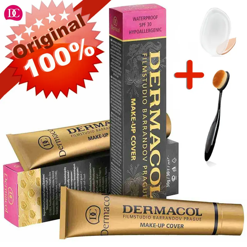 

Dermacol Makeup Cover Authentic 100% Original 30g Primer Concealer Base Professional Dermacol Makeup Foundation Contour Palette