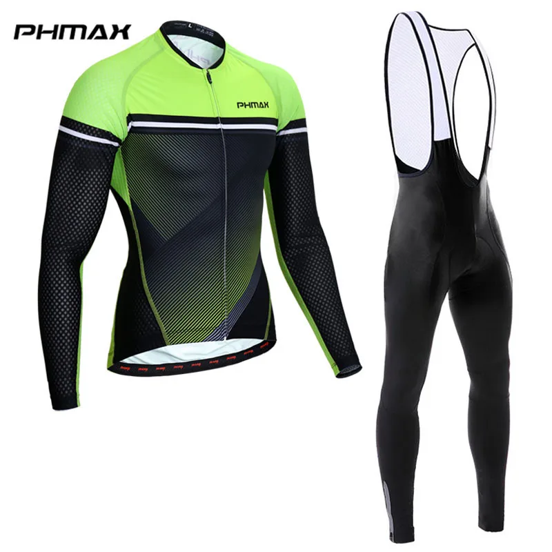 Комплект велосипедной одежды PHMAX трикотажная одежда с длинным рукавом для горных