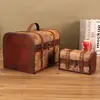 Storage Case Decorative Wooden Treasure Chest Folding Storage Box Dirty Clothes Collecting Case Non Woven Fabric 3