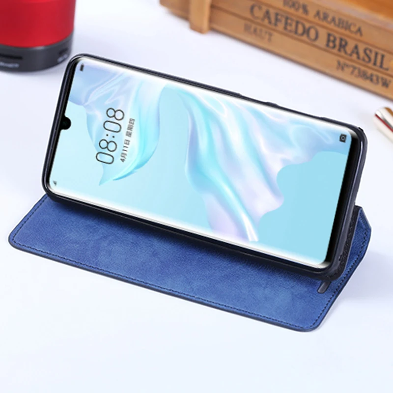 Флип чехол для Huawei P10 P20 P30 Lite Коврики 9 10 20 Y6 Y9 P smart, из телячьей кожи, текстура чехол для Honor 8X 7a 9 9X10 удобный телефонный футляр