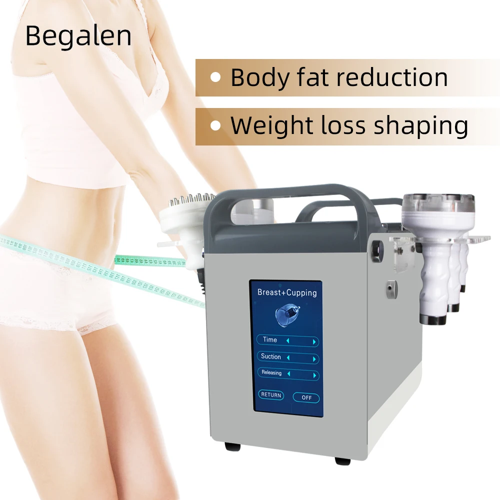  Multi-function Face Lift Ultrasonic Cavitation 5D Carving Instrument Rf Vacuum body shaping Slimmin