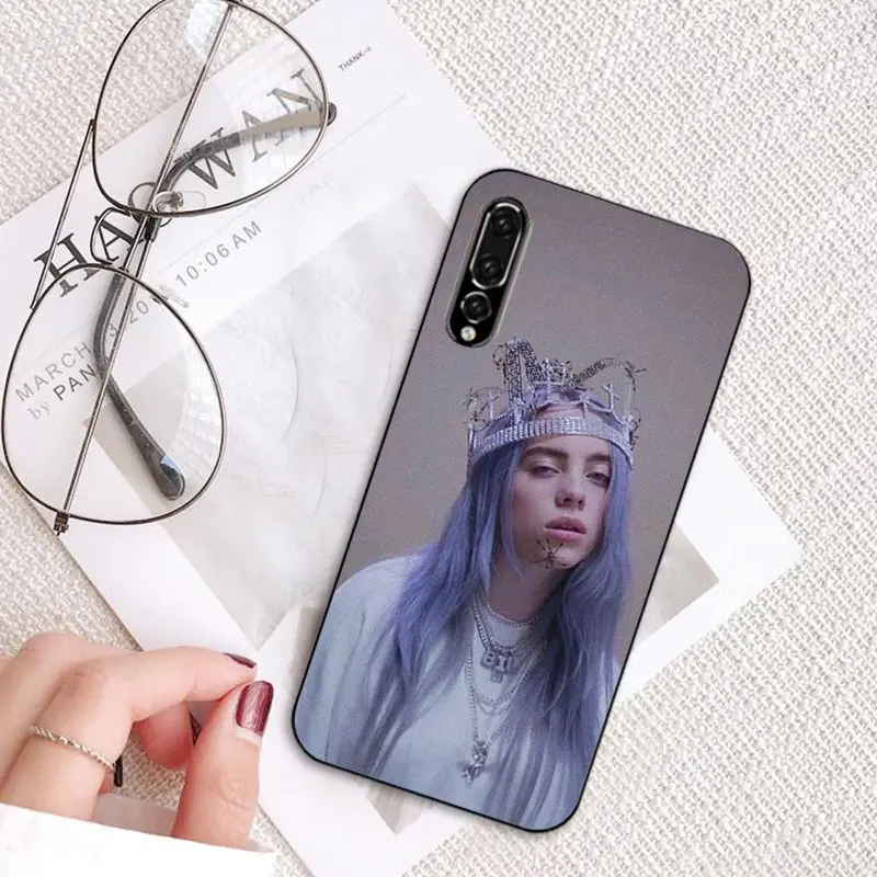 A15 MaiYaCa Billie Eilish 13 девушка чехол для телефона для huawei P20 P30 P20Pro P20Lite P30Lite P Smart P10 9lite - Цвет: A15
