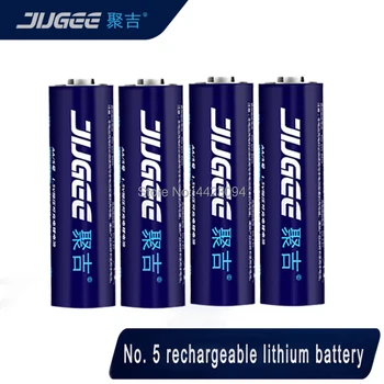 

2019 new JUGEE 1.5v 3000mWh AA rechargeable Li-polymer lithium battery Latest technology upgrade