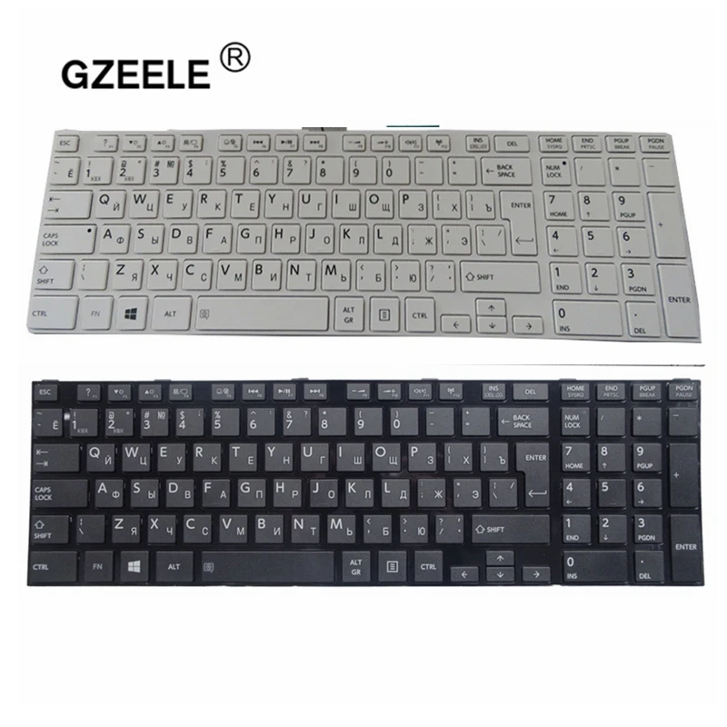 Новая русская/английская клавиатура для Toshiba Satellite l50-a S50-A S55-A l70-A l75-A C70-A S50D C75-A S50t с