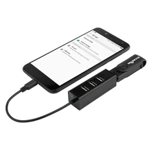 Micro USB OTG концентратор 4 порта Высокоскоростной USB Spliter зарядное устройство с адаптером кабель для смартфона компьютера планшета ПК данных