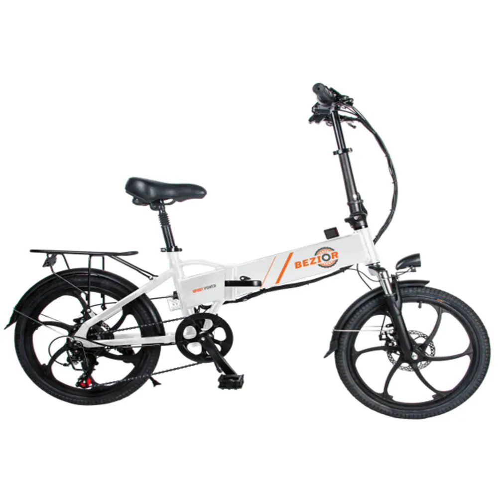 Bezior M20 elektrische fiets 350W Motor 48V 10.4AH - E-gadgetshop.nl